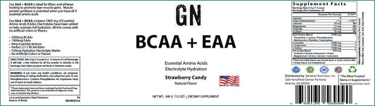 BCAA + EAA Strawberry Candy 300g w/Natural Flavor