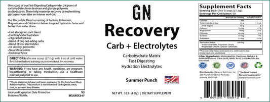 Recovery Carb + Electrolyte Summer Punch 1365g