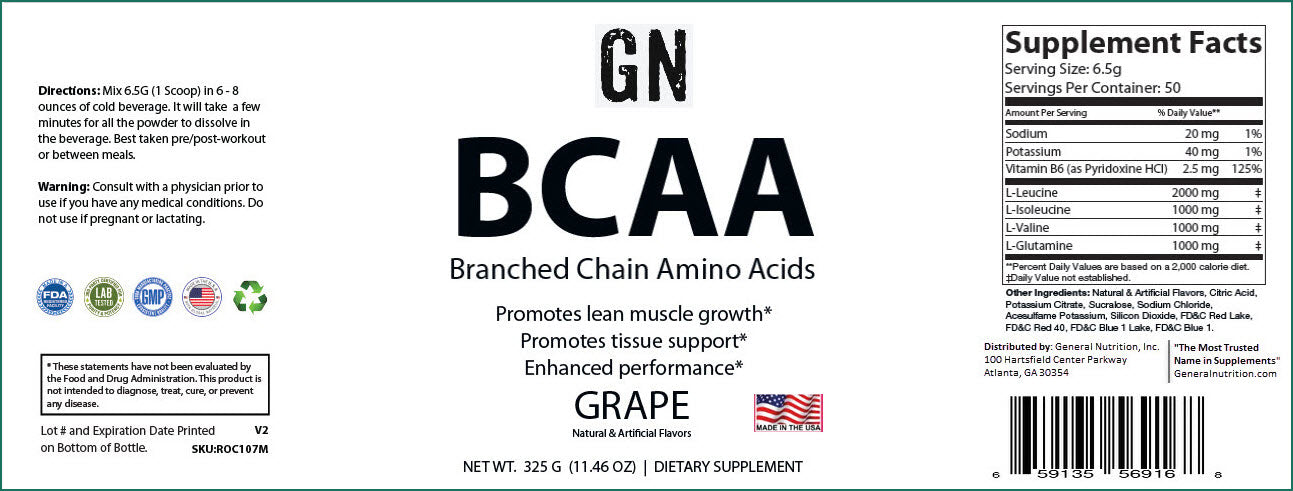 BCAA Grape 325g – 50 servings