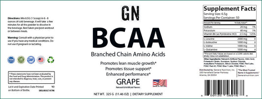 BCAA Grape 325g – 50 servings