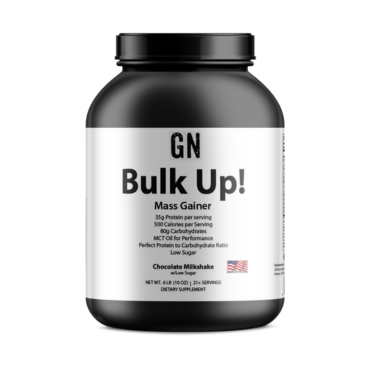 6lb Bulk Up! Mass Gainer Chocolate Milkshake w/Low Sugar
