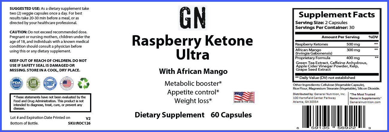 Raspberry Ketone Ultra Blend