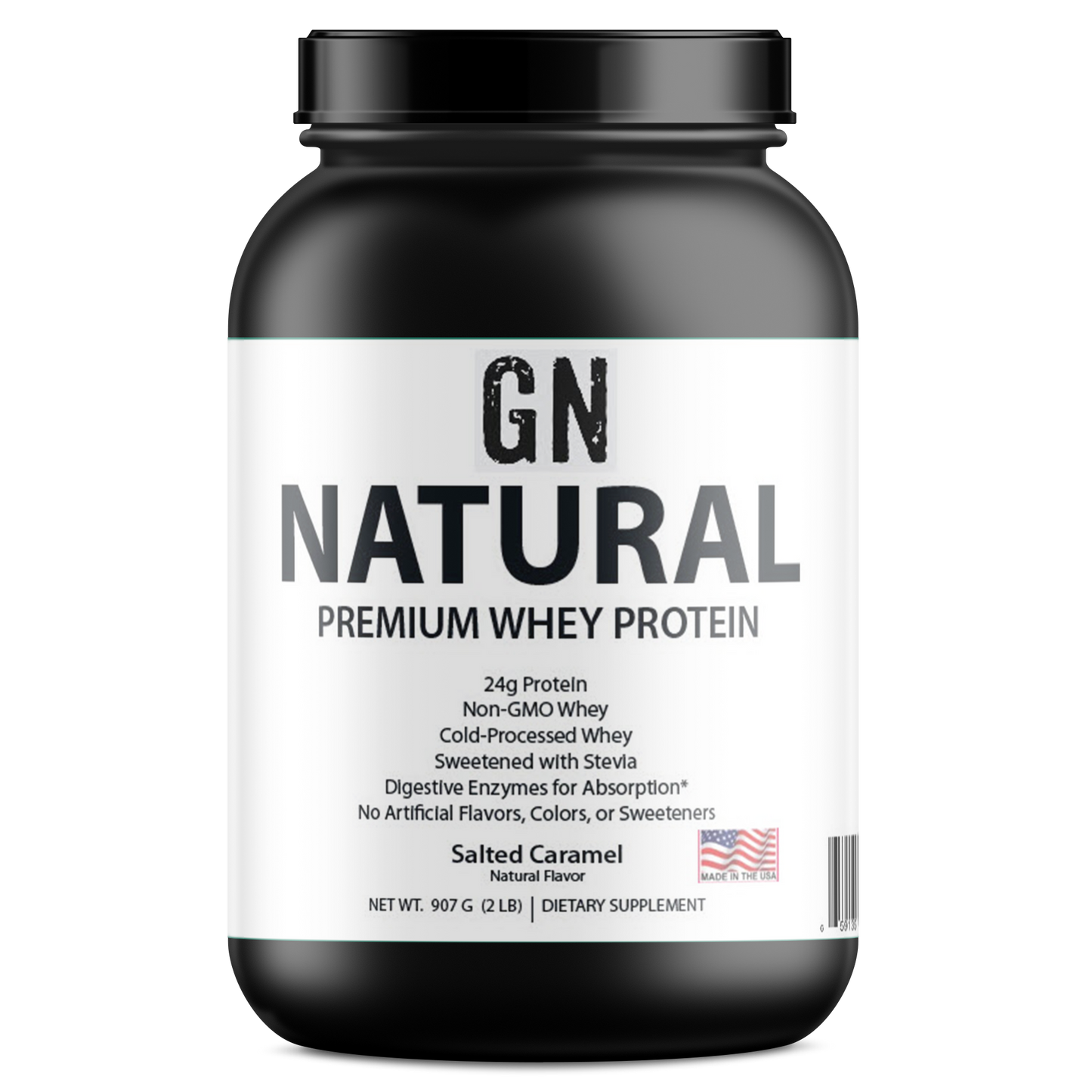 2lb Whey Natural Salted Caramel – 28 serv.