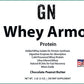 2lb Whey Armor Protein Chocolate Peanut Butter