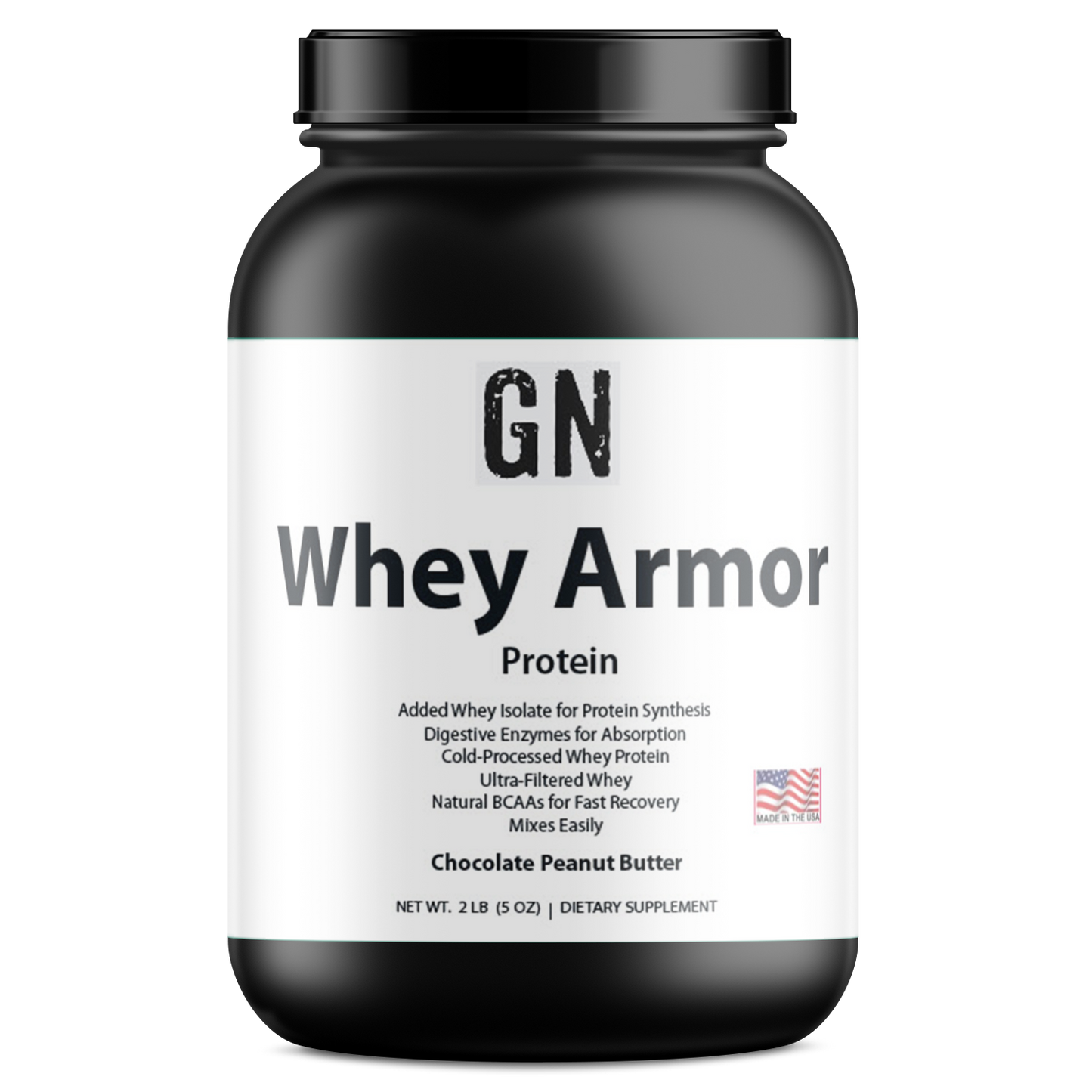 2lb Whey Armor Protein Chocolate Peanut Butter