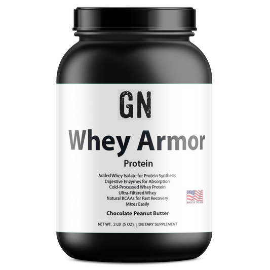 2lb Whey Armor Protein Chocolate Peanut Butter