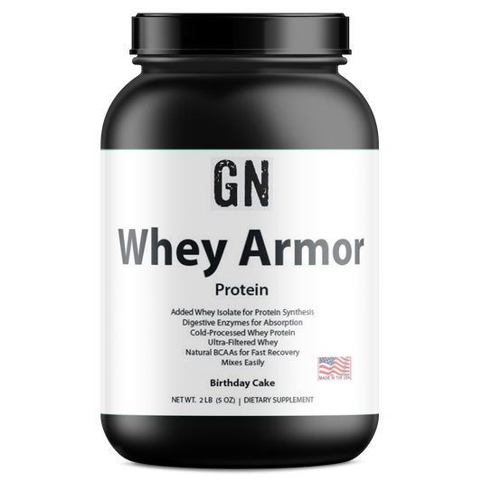 2lb Whey Armor Protein Birthday Cake