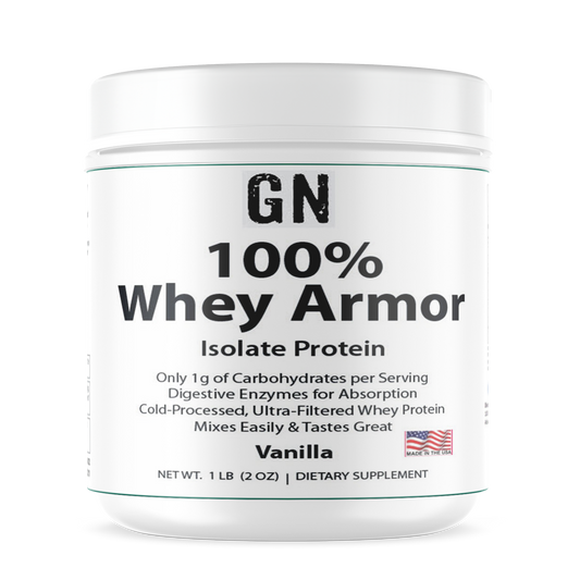 1lb 100% Whey Armor Isolate Protein Vanilla