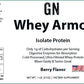 1lb Whey Armor Isolate Protein Berry