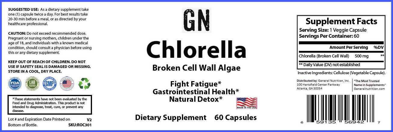 Chlorella Pure – 500mg