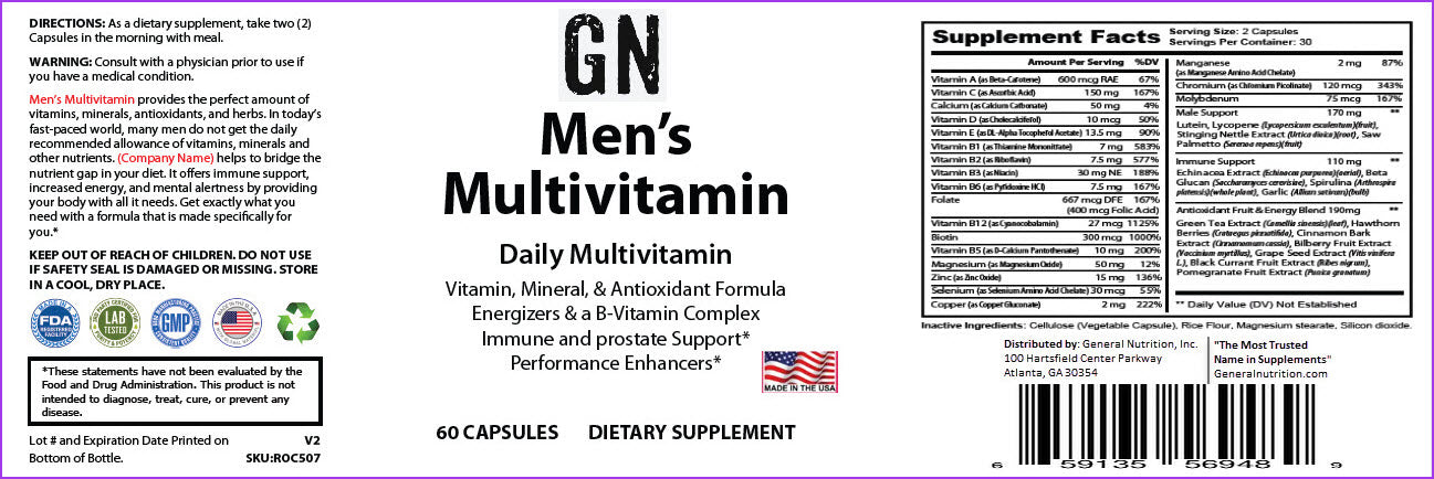 Ultra Multivitamin For Men