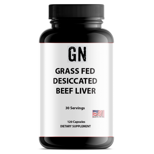 Grass Fed Desiccated Beef Liver Capsules – Pasture Raised