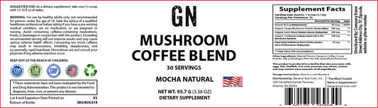 Nature's Espresso Coffee w/Organic Mushroom Complex