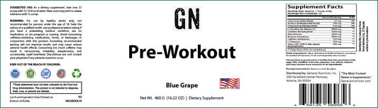 Pre-Workout w/Creatine 5g (Grape Annihilation)