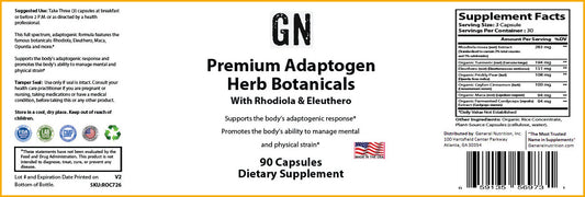 Premium Adaptogen Herb Botanicals