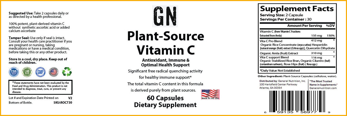 Plant-Source Vitamin C
