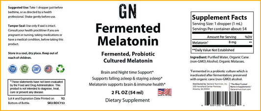Fermented Melatonin 2 fl oz