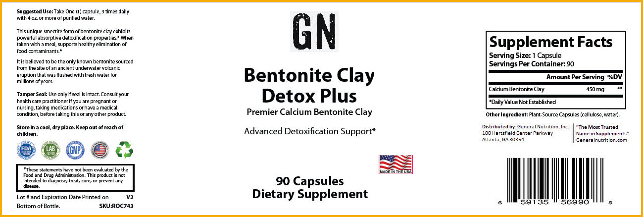 Bentonite Clay Detox Plus