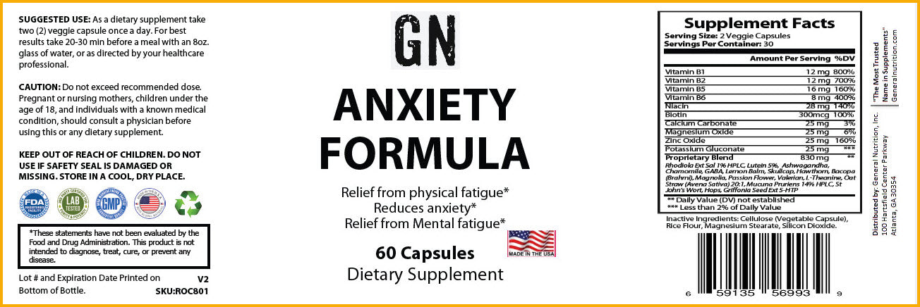 Anxiety Formula
