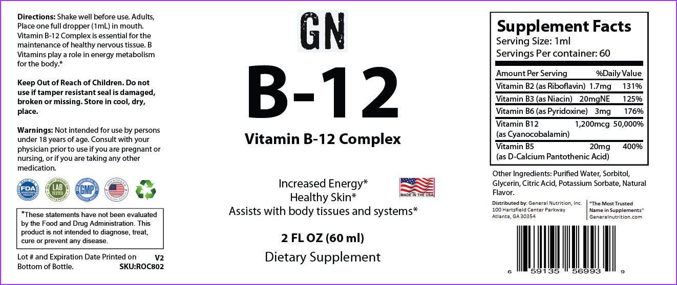 B-12 Drops 2oz