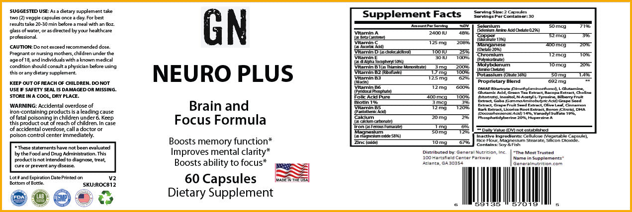 Neuro Plus Brain and Focus