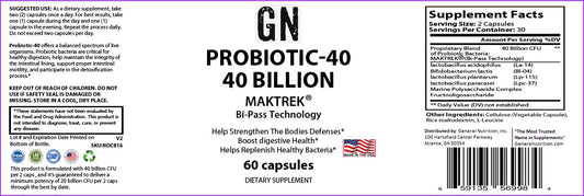 Probiotic - 40 Billion CFU