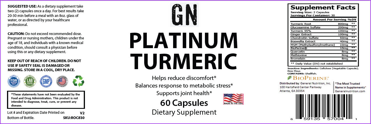 Platinum Turmeric Joint Support Plus