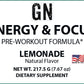 Energy Pre-Workout Lemonade 214g – 30 serv