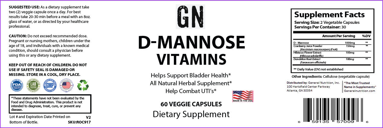 D-Mannose Vitamins