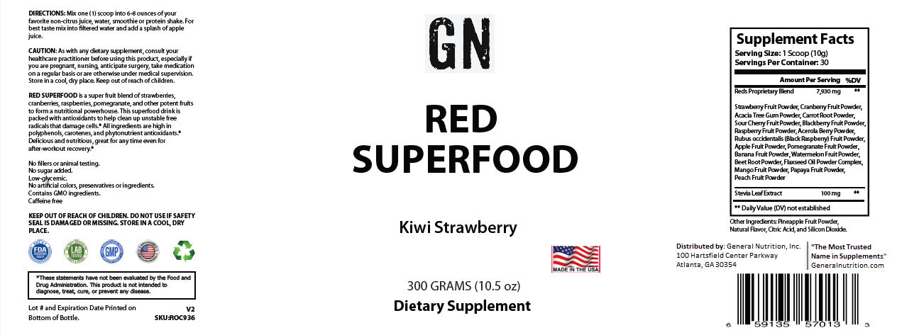 Red Superfood - Kiwi Strawberry