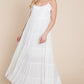 Tiered Tie Strap Cami Maxi Dress