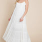 Tiered Tie Strap Cami Maxi Dress
