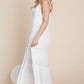 Tiered Tie Strap Cami Maxi Dress