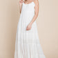 Tiered Tie Strap Cami Maxi Dress