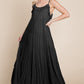 Tiered Tie Strap Cami Maxi Dress