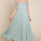 Tiered Tie Strap Cami Maxi Dress