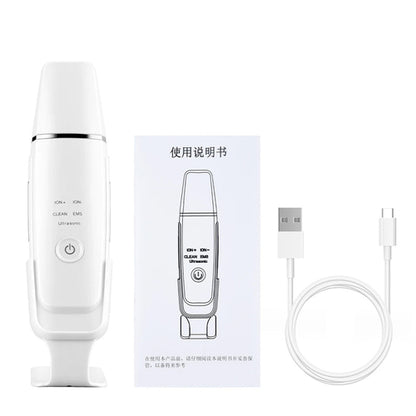 Ultrasonic Skin Scrubber EMS Vibration Ion Acne Pore Blackhead Remover