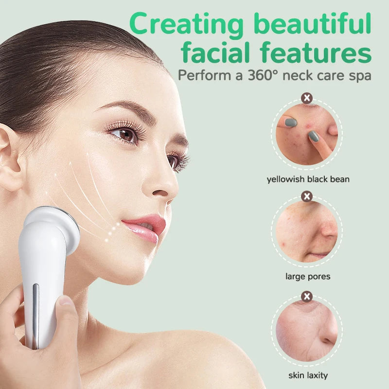 3 Model Face and Neck Massage and Face Beauty Device LED Warm Skin