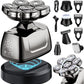 7D Head Shaver Electric Razor for Men 6 in 1 Grooming Head Shaver