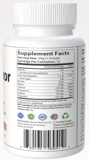 1lb Whey Armor Isolate Protein Unflavored