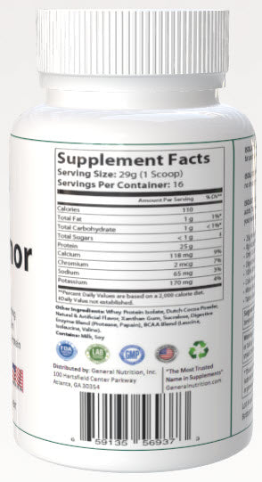 1lb 100% Whey Armor Isolate Protein Chocolate