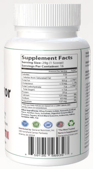 1lb 100% Whey Armor Isolate Protein Vanilla