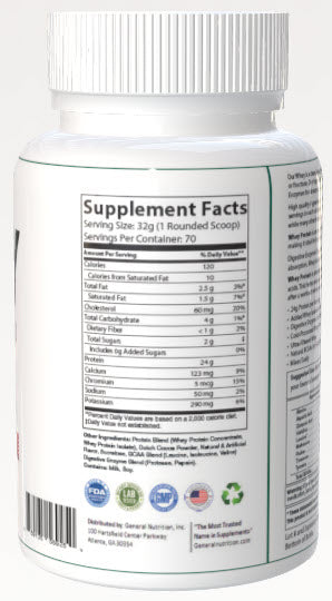 5lb Whey Protein Chocolate – 70 servings