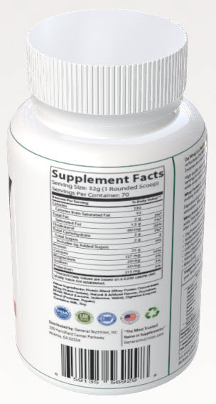 2lb Whey Armor Natural Protein Vanilla w/Stevia & Natural Flavor Non-GMO