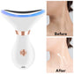V Face Neck Lifting Massager EMS Beauty Device Heating Neck Facial LED
