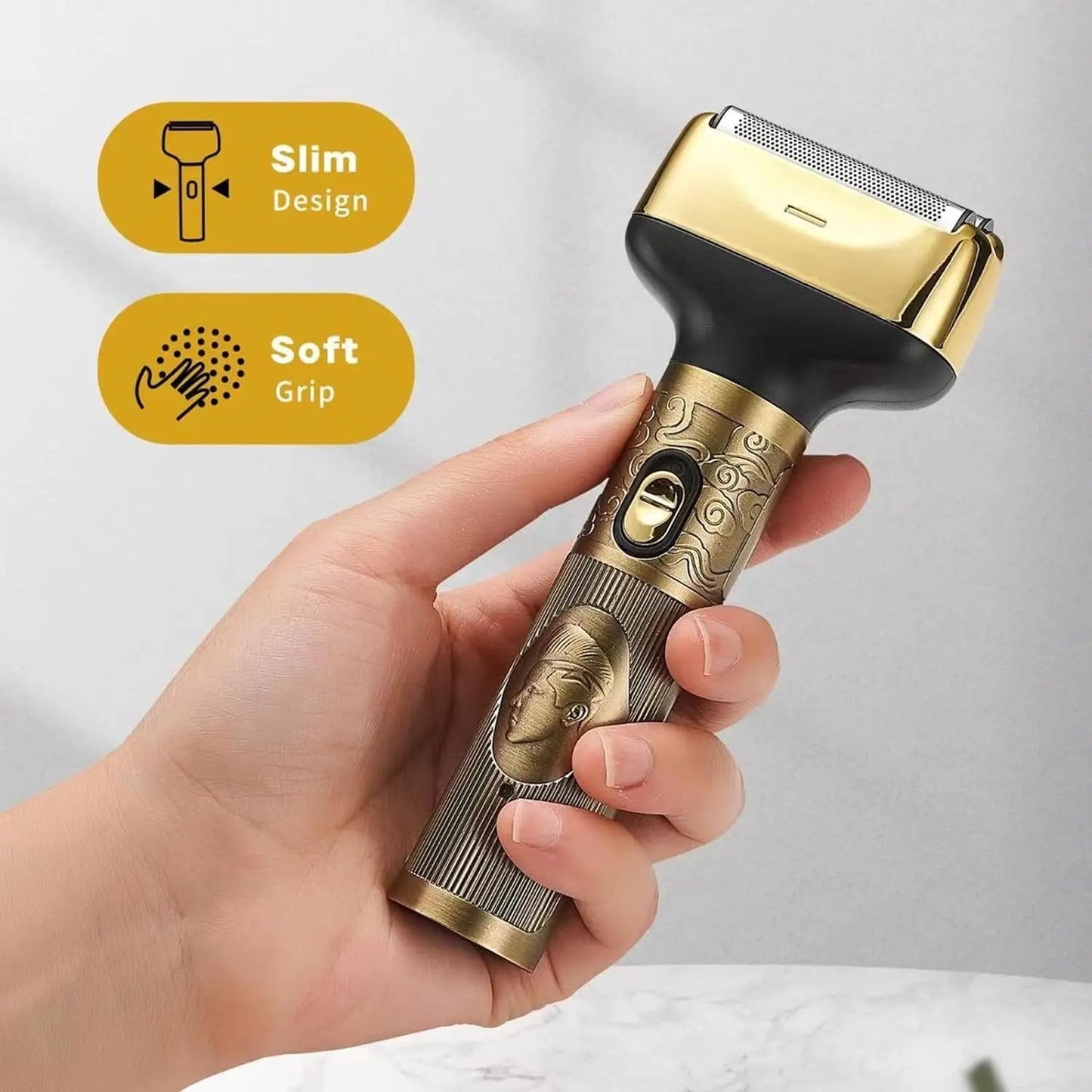 3 in 1 Electric Beard Grooming Waterproof Shaver for Men Cordless