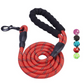 5 FT Leash With Comfortable Padded Handle and Reflective Threads