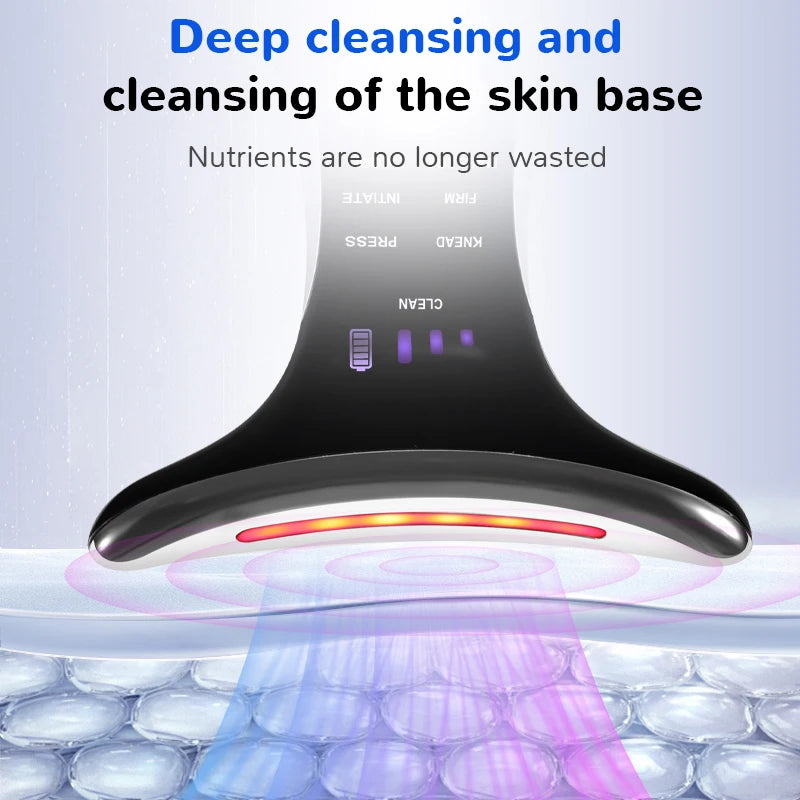 7 Colors Anti Wrinkle Facial Massager Neck Face Beauty Device Skin