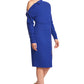 Josefa Convertible Midi - Royal Blue Versatile Dress with Gold Zippers