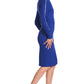 Josefa Convertible Midi - Royal Blue Versatile Dress with Gold Zippers